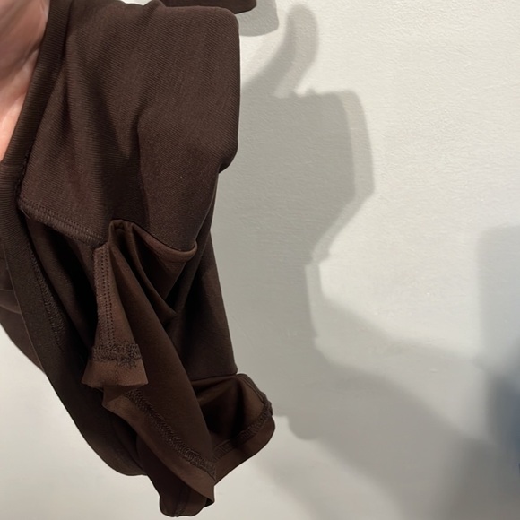 ⚡️ By Egreis brown long sleeve bodycon midi dress - size medium - Picture 8 of 11